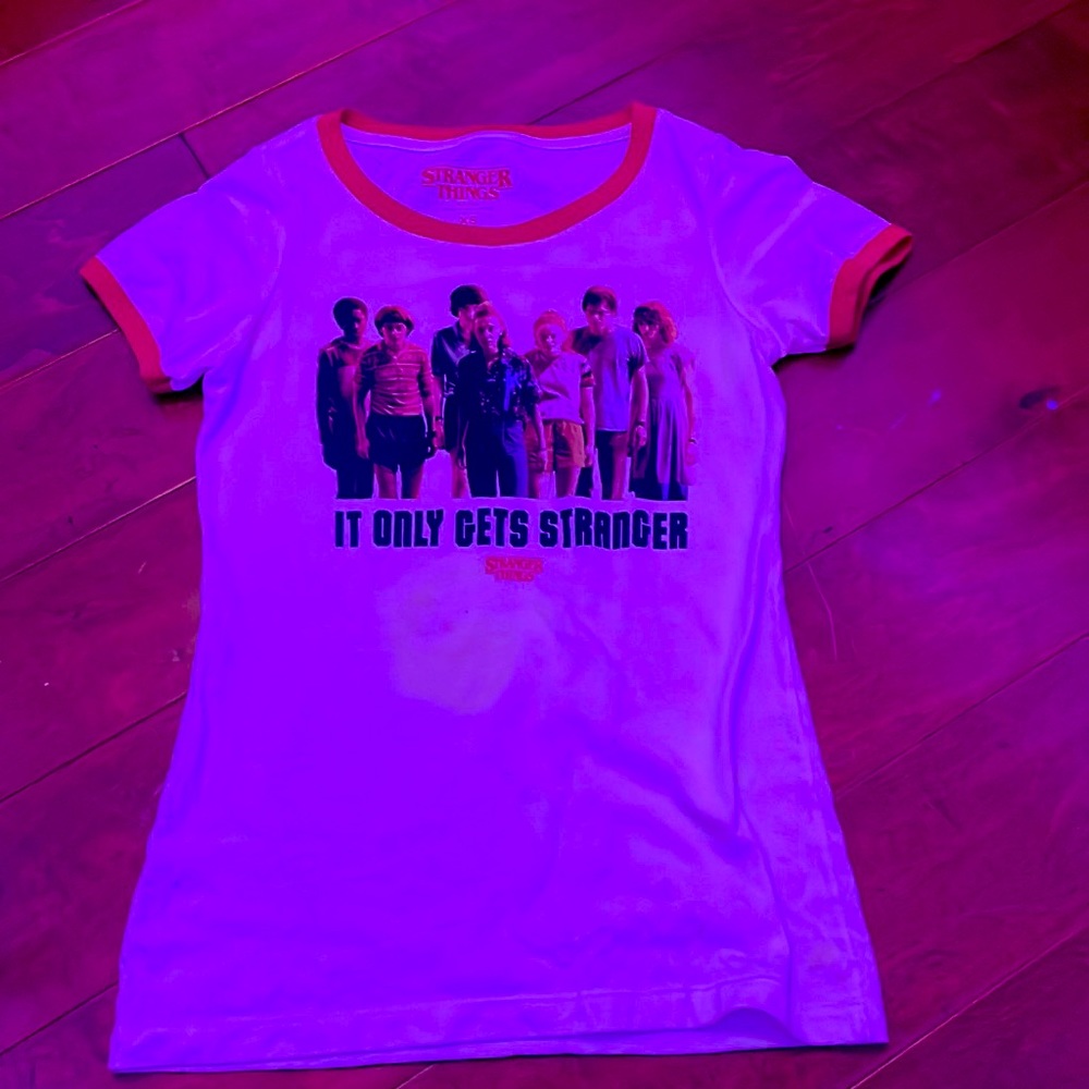 stranger things shirt